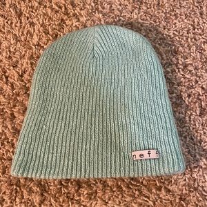 Neff beanie in sea foam green color